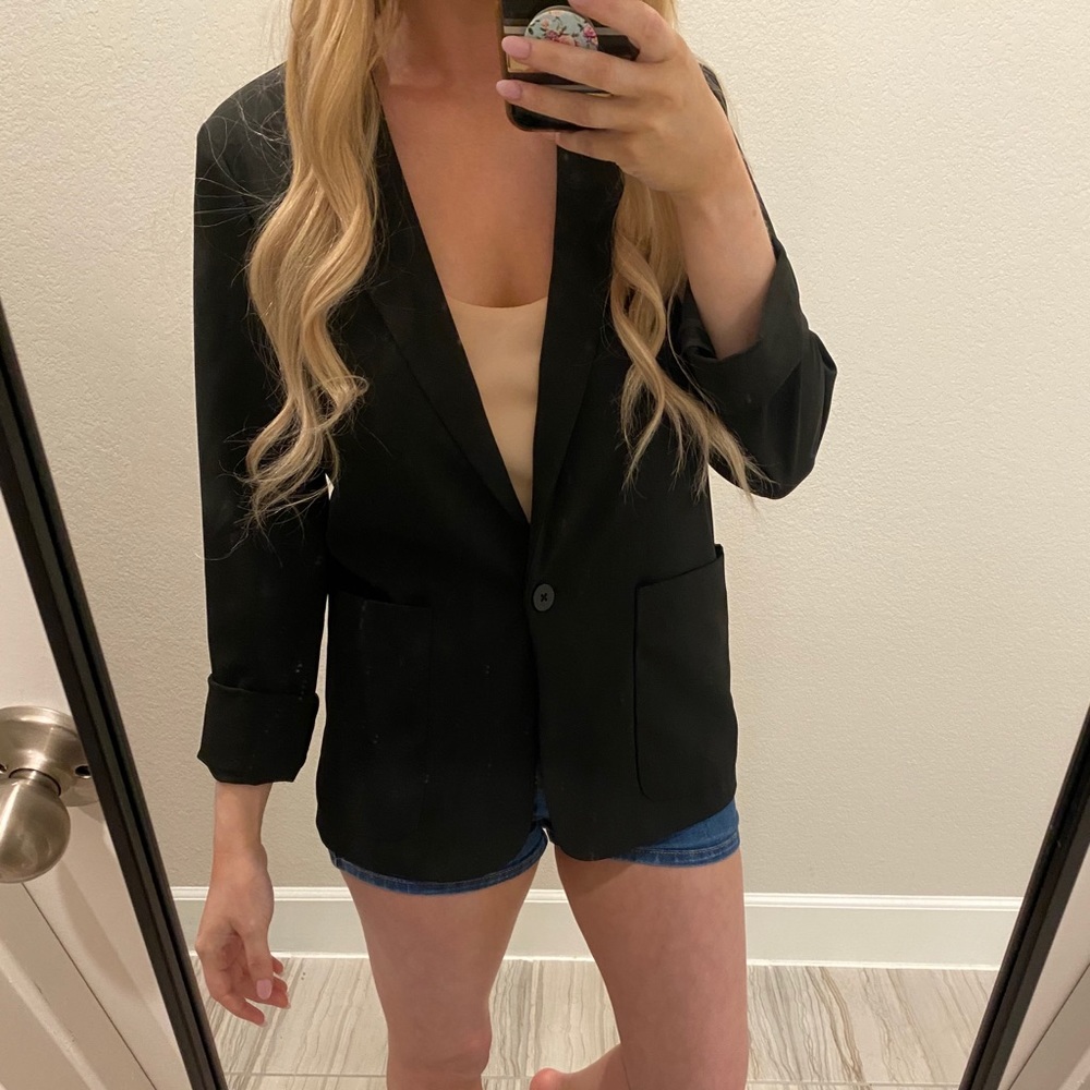 Urban outfitters Black Blazer Coat
